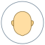 圆形用户中性皮肤类型 3 icon