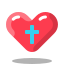 croce del cuore icon