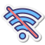 Wi-Fi off icon