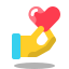 Hand Holding Heart icon