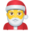 Weihnachtsmann-Emoji icon