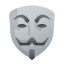 Guy-Fawkes-Maske icon