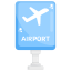 Airport Sign icon