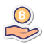 accettato bitcoin icon