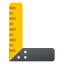 Construction Carpenter Ruler icon