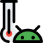 High temperature alert function in every Android smartphone icon