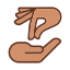 Giving And Taking Hands icon