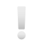 point d'exclamation-blanc-emoji icon