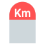 Kilometerstein icon