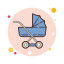 Baby Stroller icon