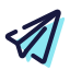 Aereo di carta icon