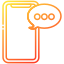 Smartphone Chat icon