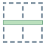 Bordure horizontale icon