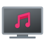 Clip musical icon