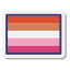 bandeira lésbica icon