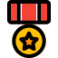 Star circle medal for the marine corps officers icon