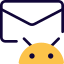 Email client software in Android operating system icon