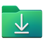 Cartella download icon