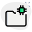 file-interni-del-processore-esterno-memorizzati-in-una-cartella-verde-artificiale-tal-revivo icon
