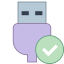 USB verbunden icon