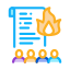 Burn Document icon