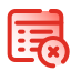 Delete Document icon