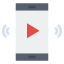 внешний-видео-плеер-видео-производство-плоские-значки-плоские-плоские значки icon