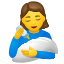 Frau-füttert-Baby icon
