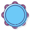 Tambourine icon