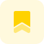 Low rank home guard of single strip uniform badge icon