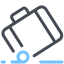 Suitcase Rolling icon