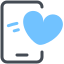 Swipe Heart Right icon