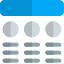 Detail and structural material specification in engineering drawing icon