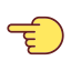 Hand Pointing Aside icon