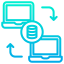 Datos en ambas direcciones icon