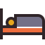 Sleeping in Bed icon