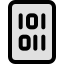 File contains code to program binary file system icon