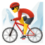 человек-горный велосипед icon