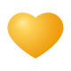 cuore giallo icon