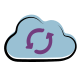 Sincronização da nuvem icon