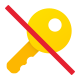 No Key icon