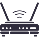 Router modern icon