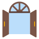 ingresso principale aperto icon