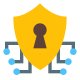 la seguridad cibernética icon