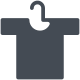 T-Shirt auf Kleiderbügel icon