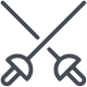 Schwerter fechten icon