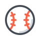 Pelota de béisbol icon