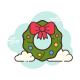 Christmas Wreath icon