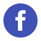 Значки Facebook в форме круга icon