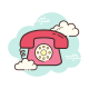 Rotary Dial Telephone icon